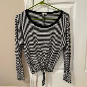 Striped Long Slevee